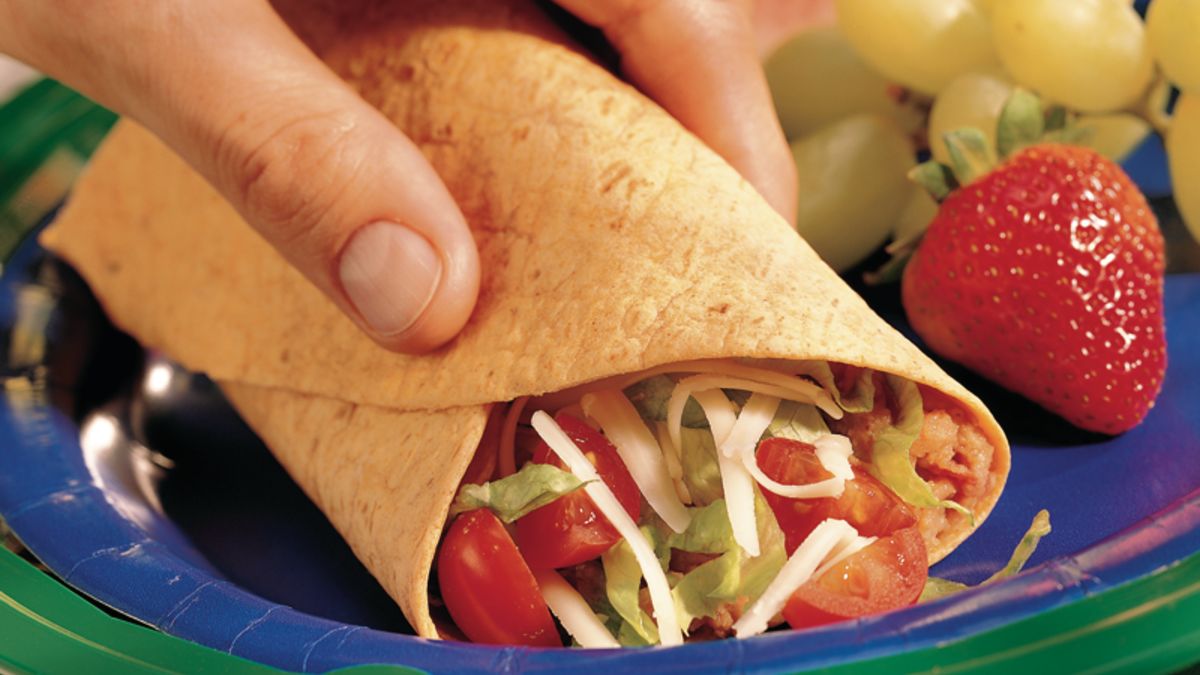 Mexican Bean Wraps