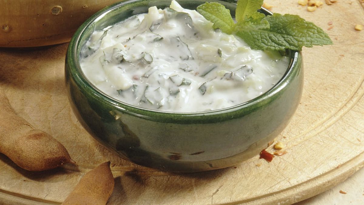 Yogurt with Fresh Mint