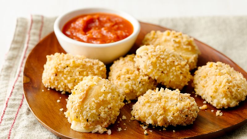 Easy Baked Mozzarella Bites