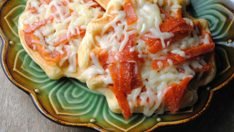 Pizza Waffles