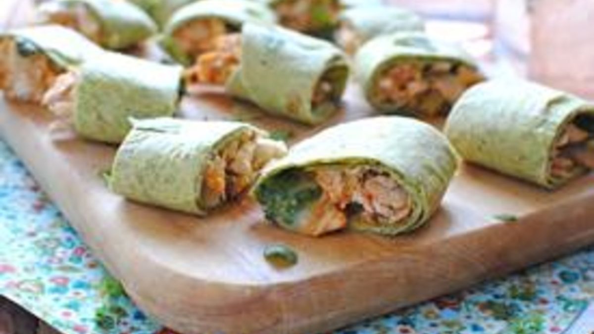 Baked Chicken and Cheese Pinwheels
