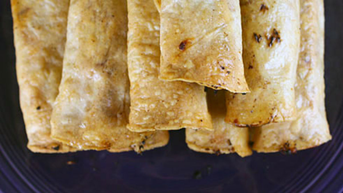 Baked Chicken Taquitos