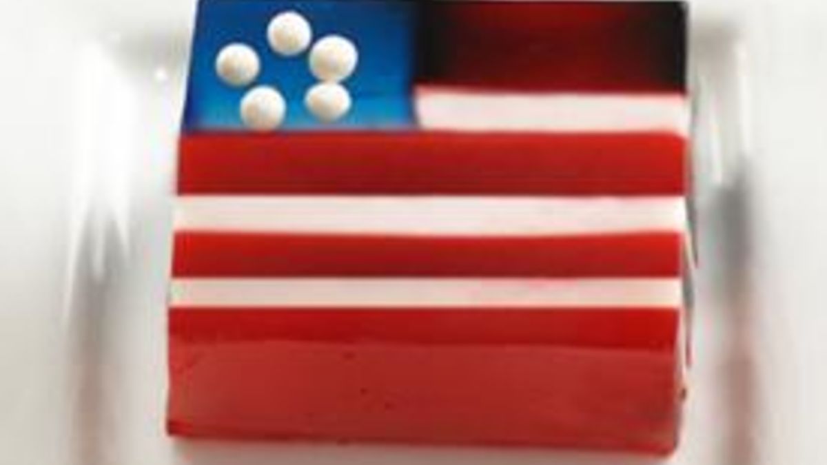 Flag Jello Shots