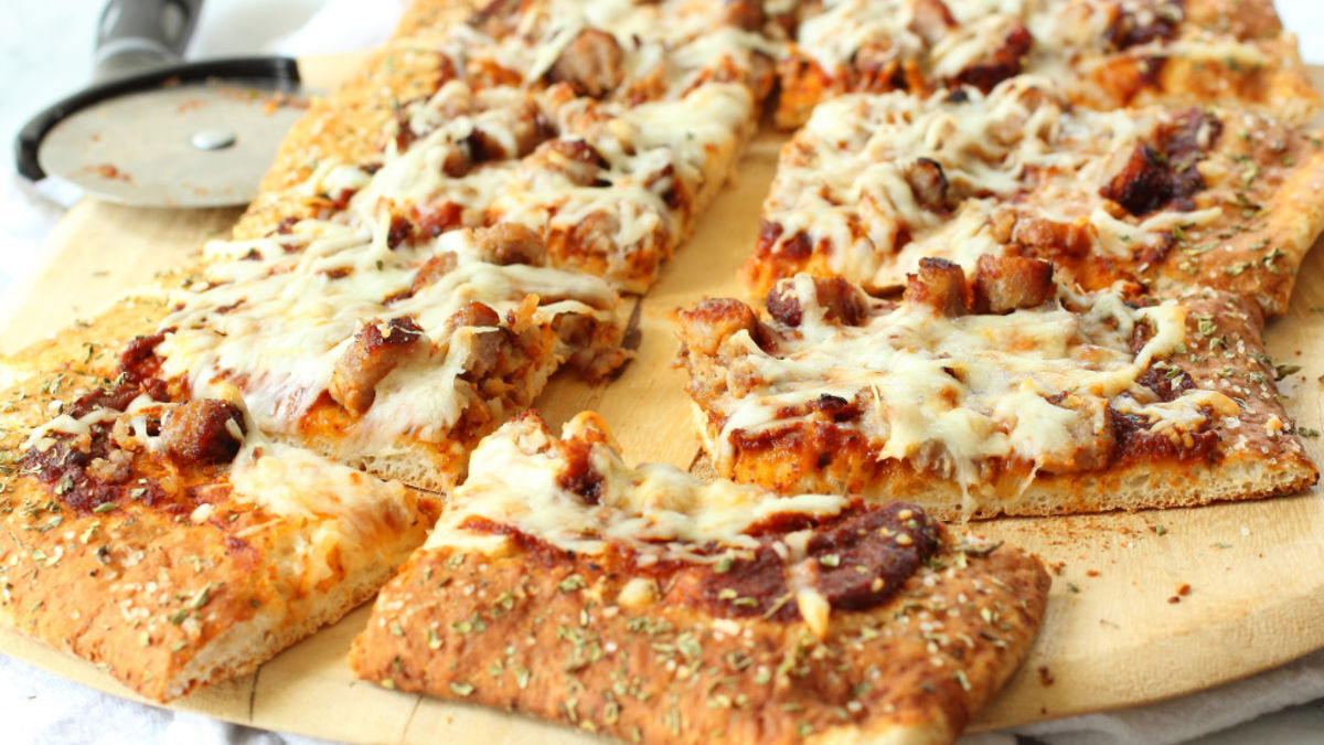 Pretzel-Crusted Pizza
