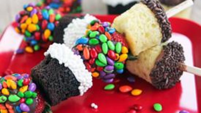 Cupcake Kabobs Recipe - Tablespoon.com