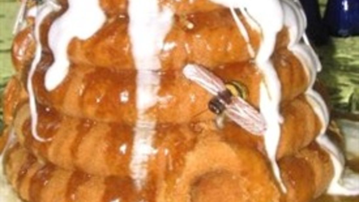 Honey-Glazed Beehive Cake