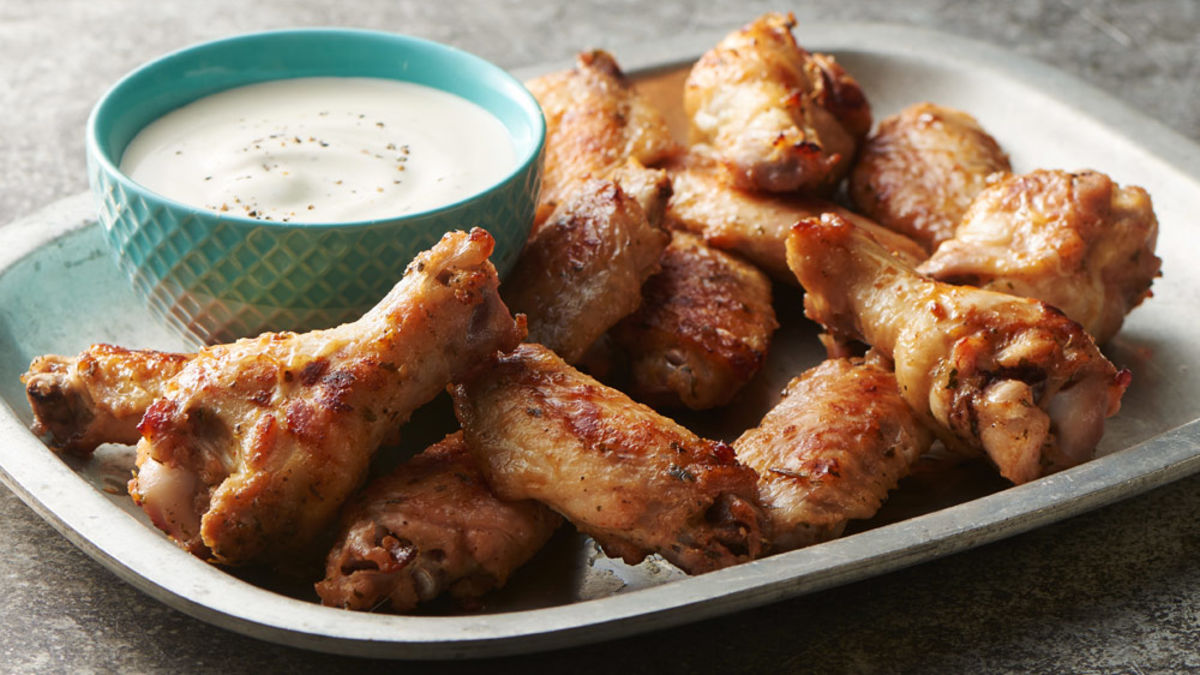 4-Ingredient Ranch Chicken Wings