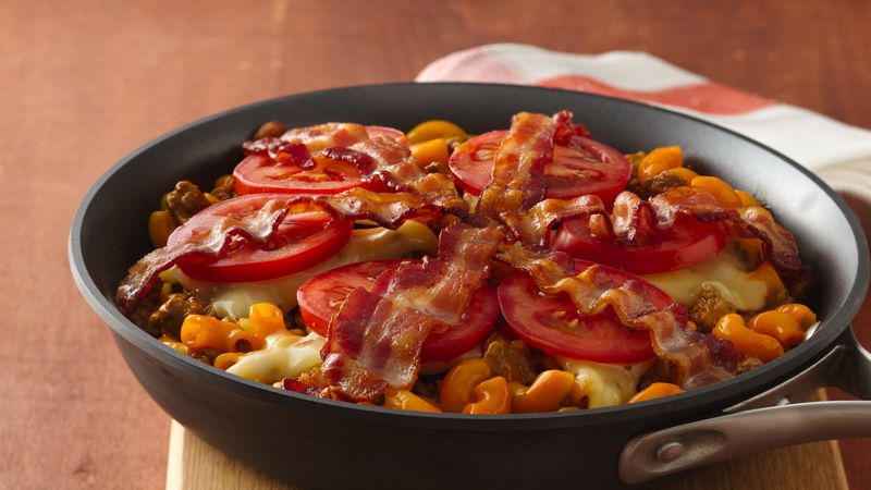 Bacon Double Cheeseburger Skillet