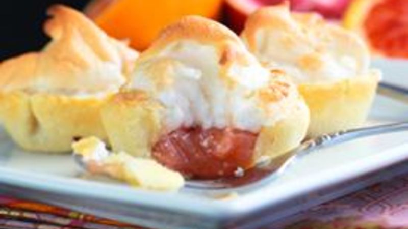 Mini Blood Orange Meringue Pies Recipe - Tablespoon.com