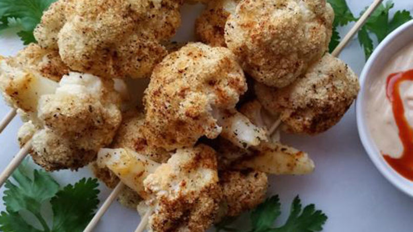 Cauliflower Kebabs