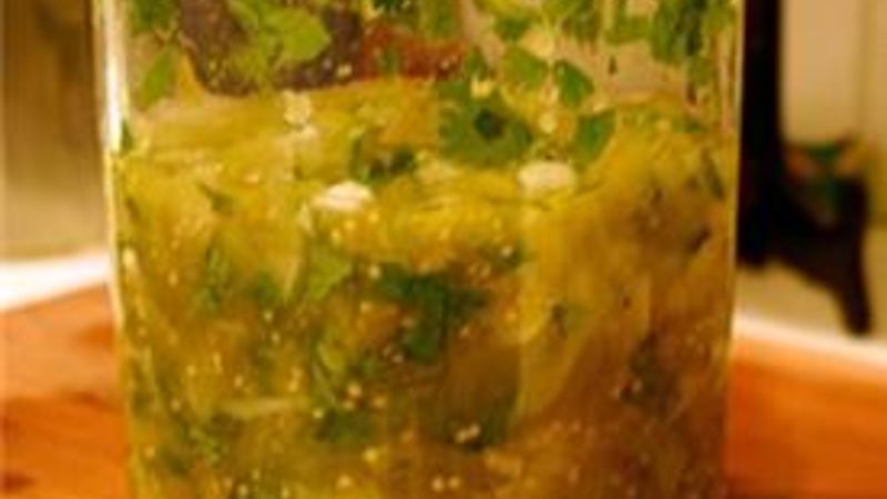 Green-Tomato Salsa Recipe - Tablespoon.com