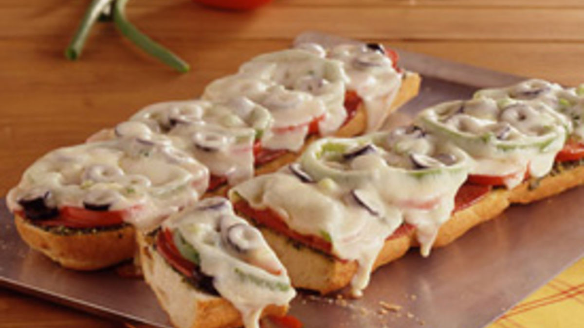 Antipasto French Bread Pizzas