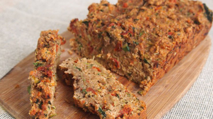 Pan de Calabacín con Tomate Seco