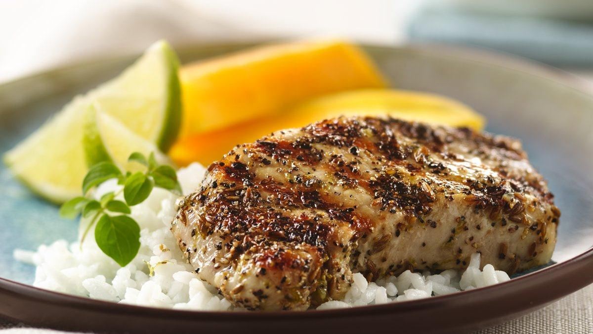 Grilled Cuban Pork Chops