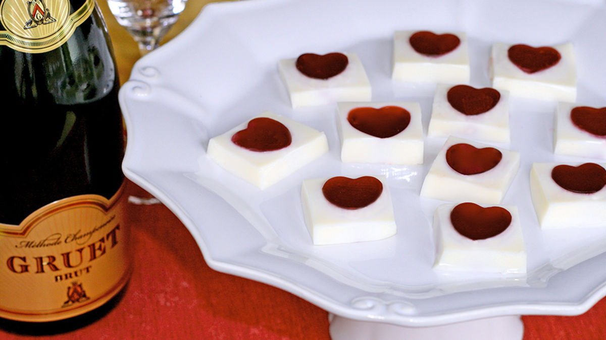 Heart Box Boozy Jello Shots