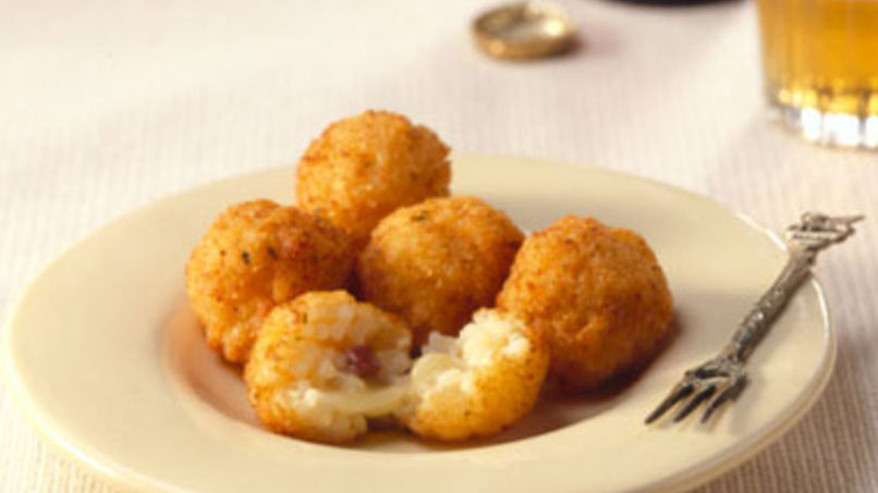 Filled Rice Fritters