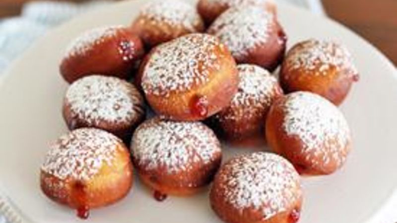Sufganiyot (Jelly Doughnuts) Recipe - Tablespoon.com