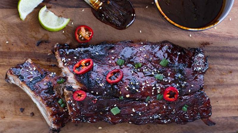 Ribs with Caramelized Sticky Sauce Recipe - Tablespoon.com