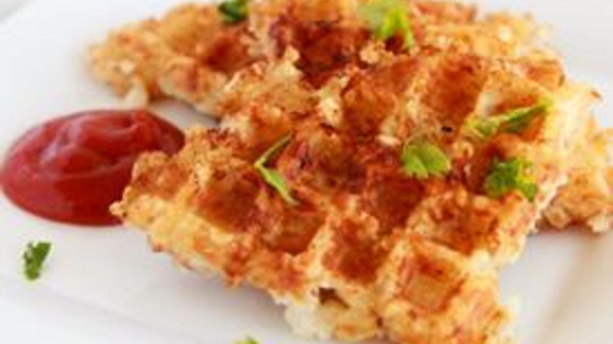Waffle-Iron Hashbrowns