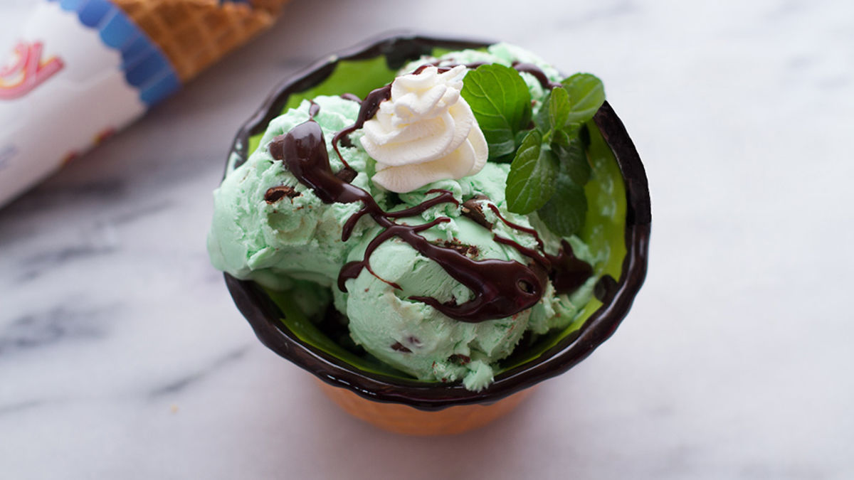 Easy Homemade Mint Chocolate Chip Ice Cream