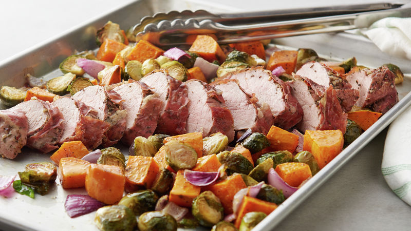 easy porchetta sheet pan dinner