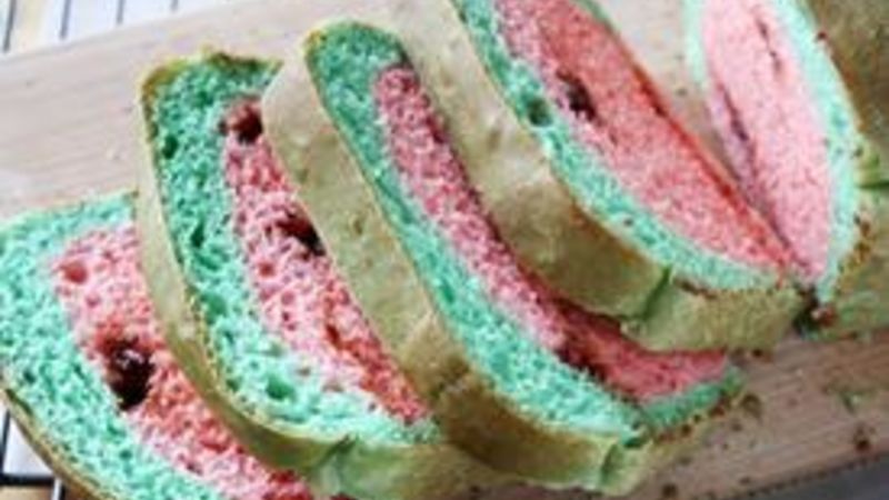 Watermelon-Shaped Chocolate Chip Bread Recipe - Tablespoon.com