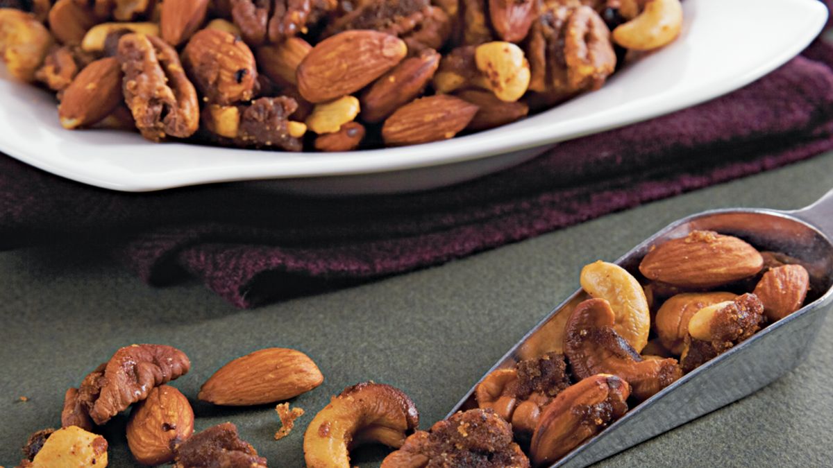 Slow-Cooker Brown Sugar Party Nuts