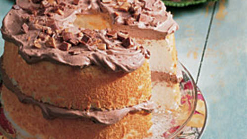 Low-Fat Candy Bar Angel Cake 