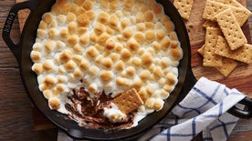 How To Make Peanut Butter Cup S'mores Dip Video