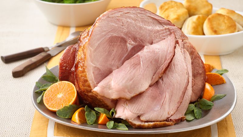 baked ham with brown sugar orange glaze