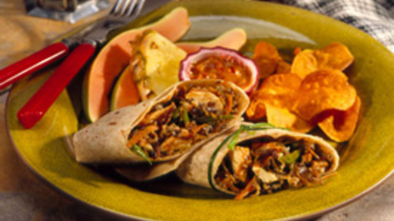Hoisin-Cranberry-Turkey Wraps Recipe - BettyCrocker.com