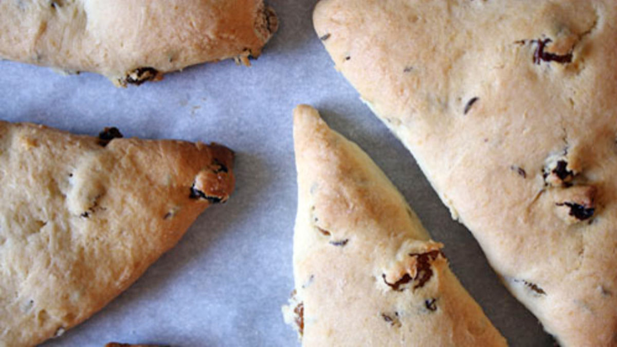 Golden Raisin and Caraway Scones