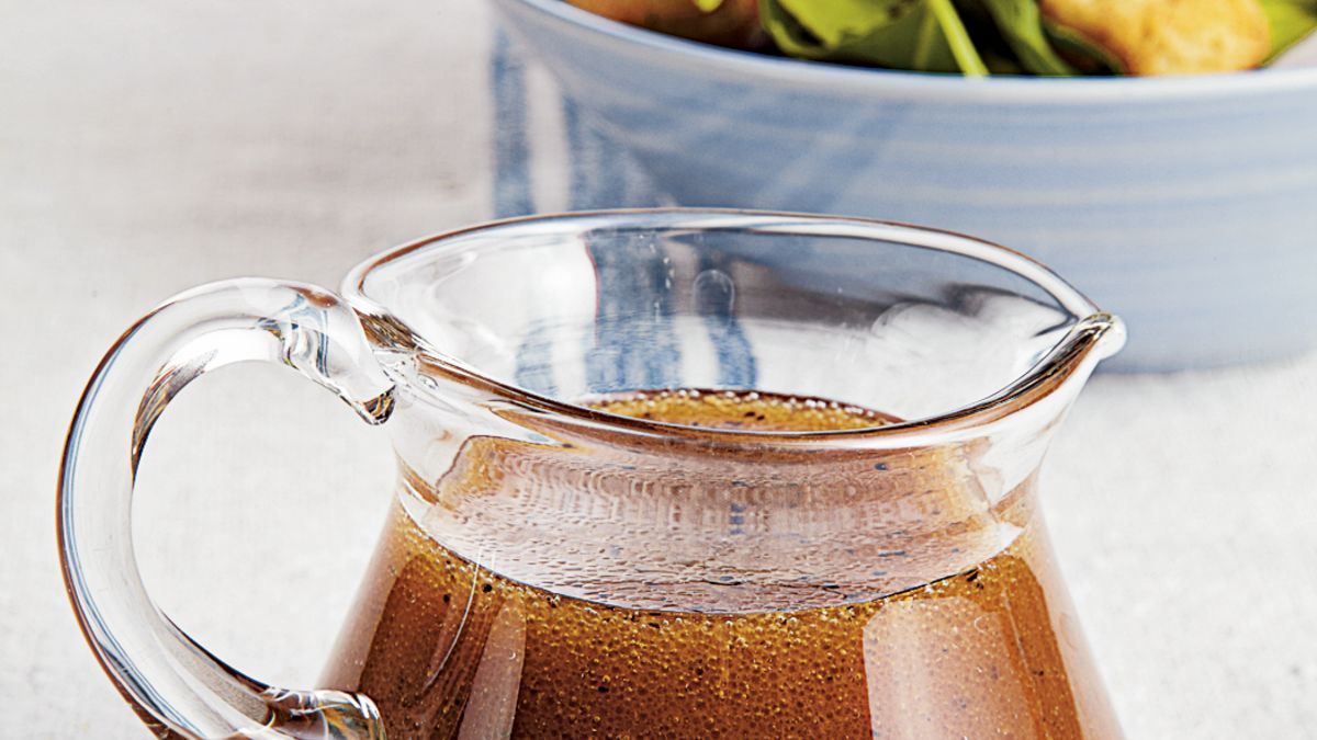 Spring Greens with Molasses Vinaigrette