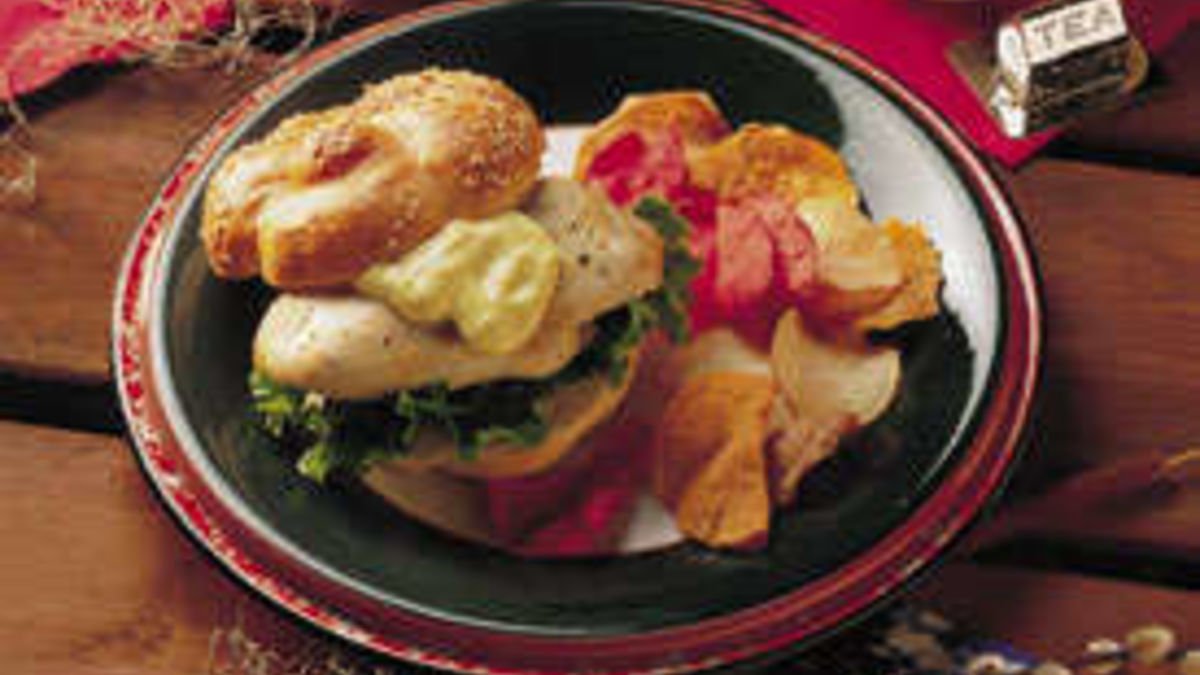Curry Chicken Sandwiches