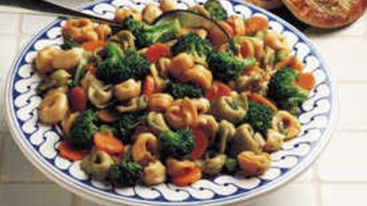 Tortellini in Basil-Balsamic Vinaigrette