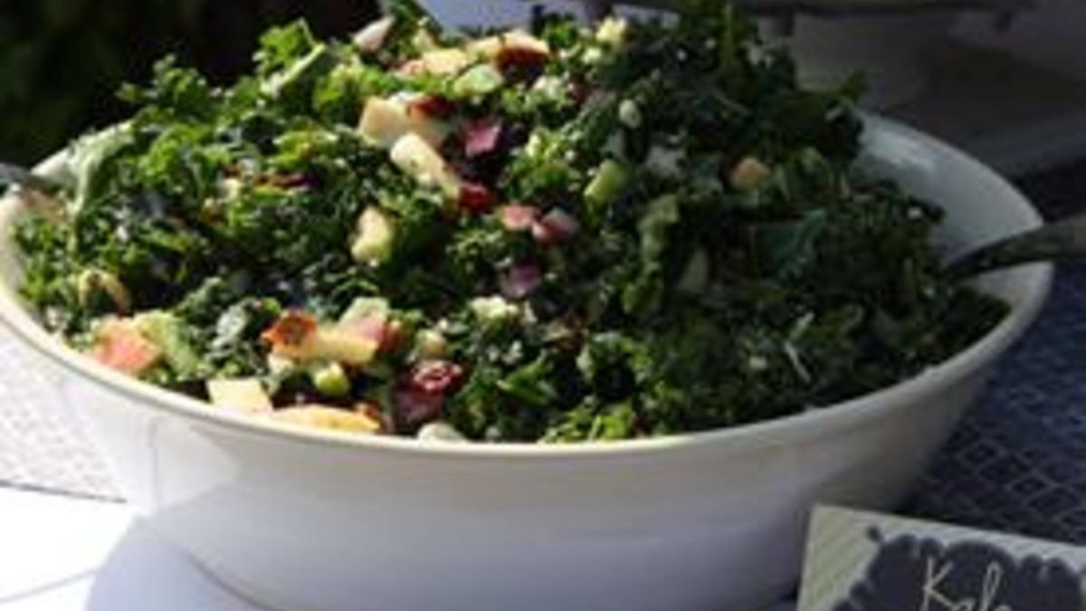 Apple, Kale, and Feta Salad