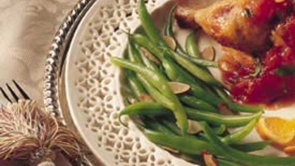 Honey-Almond Green Beans