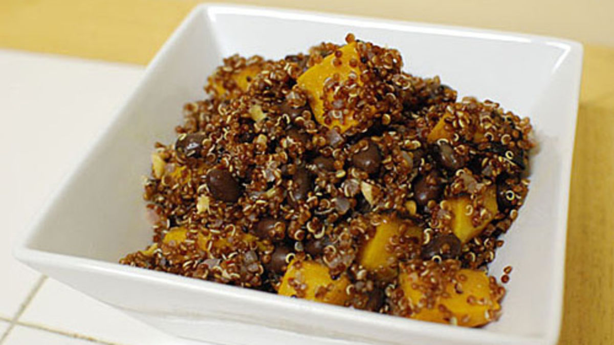 Quinoa Black Bean and Squash Salad