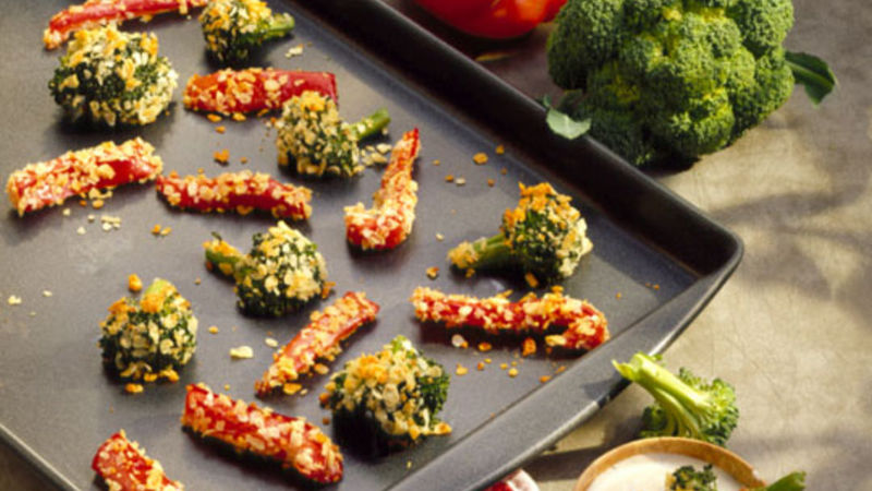 Potato-Breaded Baked Veggies Recipe - BettyCrocker.com