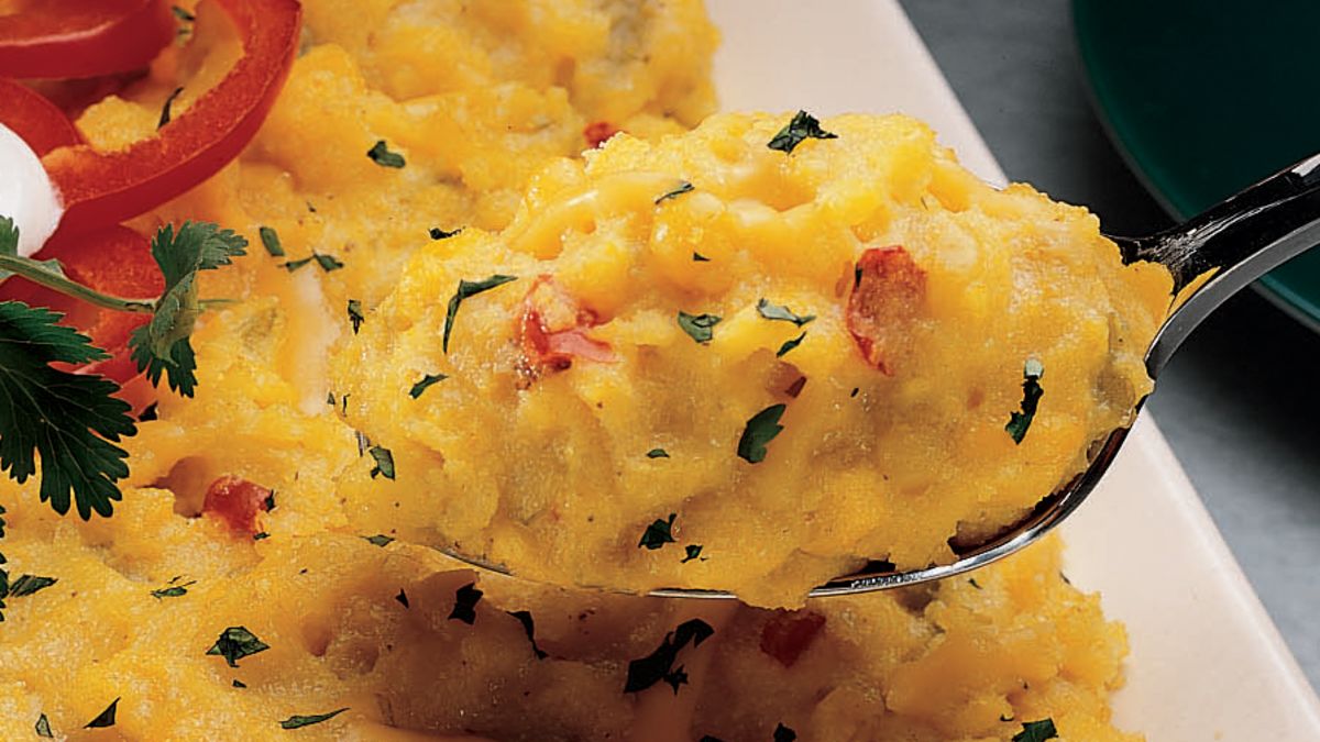 Cheesy Chile Polenta