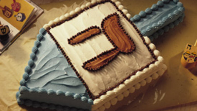 Hanukkah Dreidel Cake Recipe - BettyCrocker.com