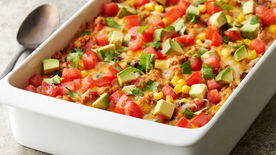 How to Make Cheesy Enchilada Quinoa Casserole Video