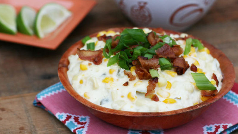 Slow-Cooker Corn-Jalapeño-Bacon Dip Recipe - BettyCrocker.com