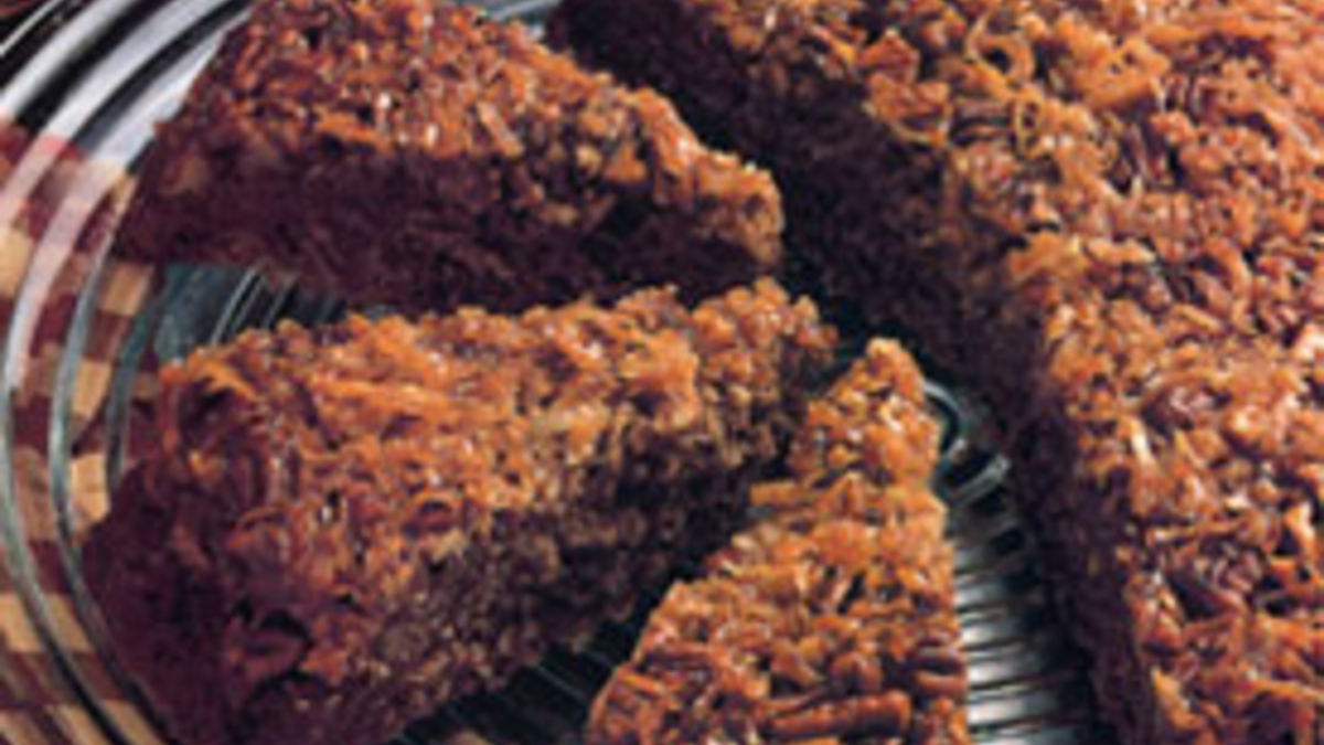 German Chocolate Surprise Cake