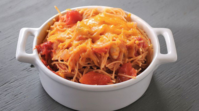 One Pot Mexican Spaghetti Recipe - Tablespoon.com