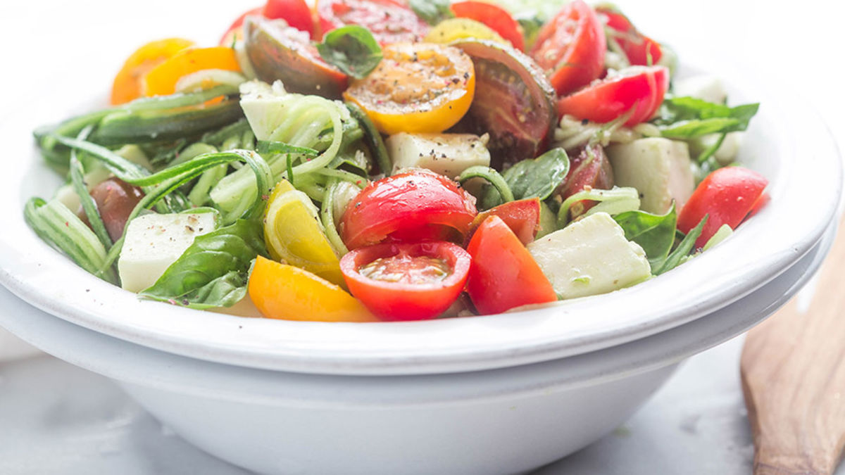 Cucumber Caprese Salad