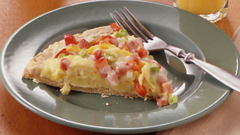Ham and Swiss Pizza
