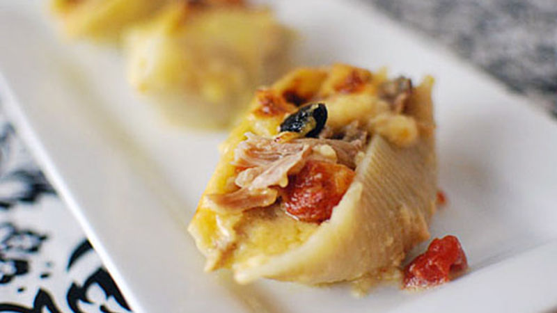 Spicy Pork Pasta Shells Recipe - Tablespoon.com