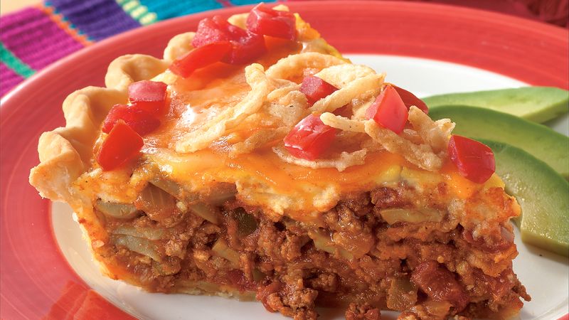 Cheese-Topped Taco Pie