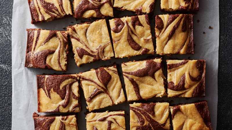 Tahini Swirled Brownies